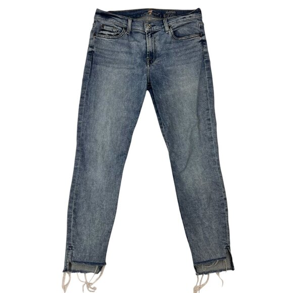 7 For All Mankind The Ankle Skinny Size 29 - Picture 1 of 7